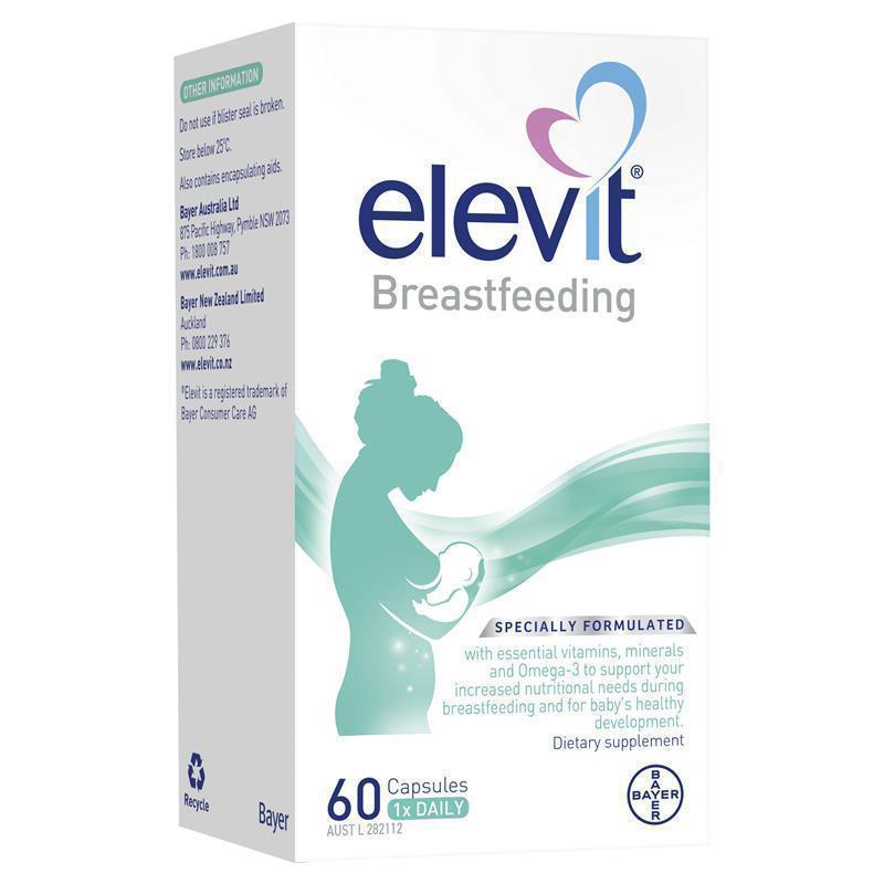 Elevit Breastfeeding Multivitamin Capsules Australia Supplement