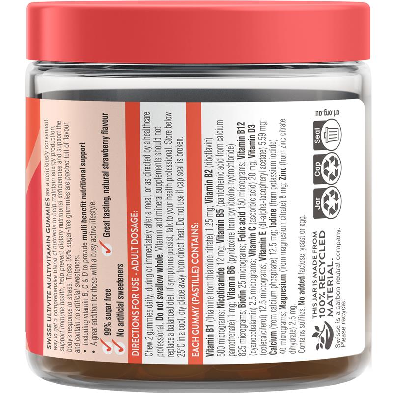 Swisse Multivitamin Gummies 60 Pack Australia Supplement Warehouse