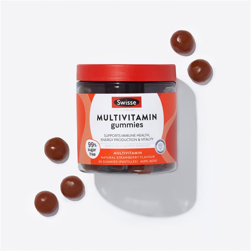 Swisse Multivitamin Gummies 60 Pack Australia Supplement Warehouse