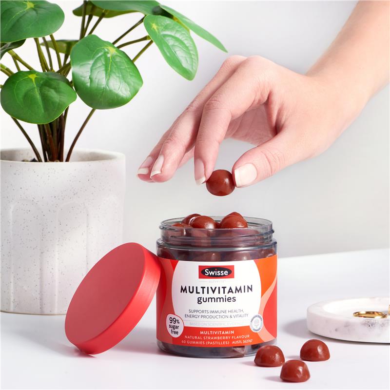 Swisse Multivitamin Gummies 60 Pack Australia Supplement Warehouse