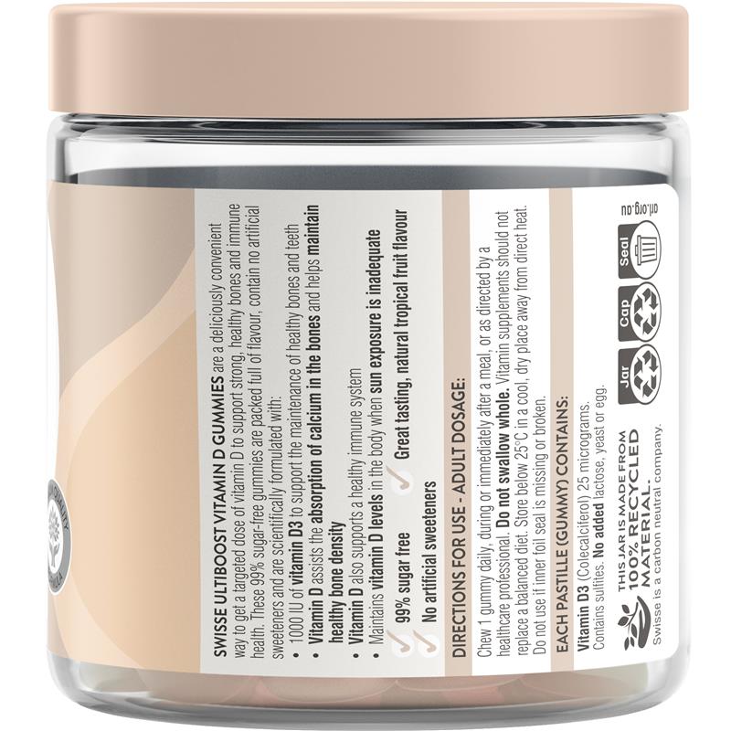 Swisse Vitamin D Gummies 60 Pack Australia Supplement Warehouse