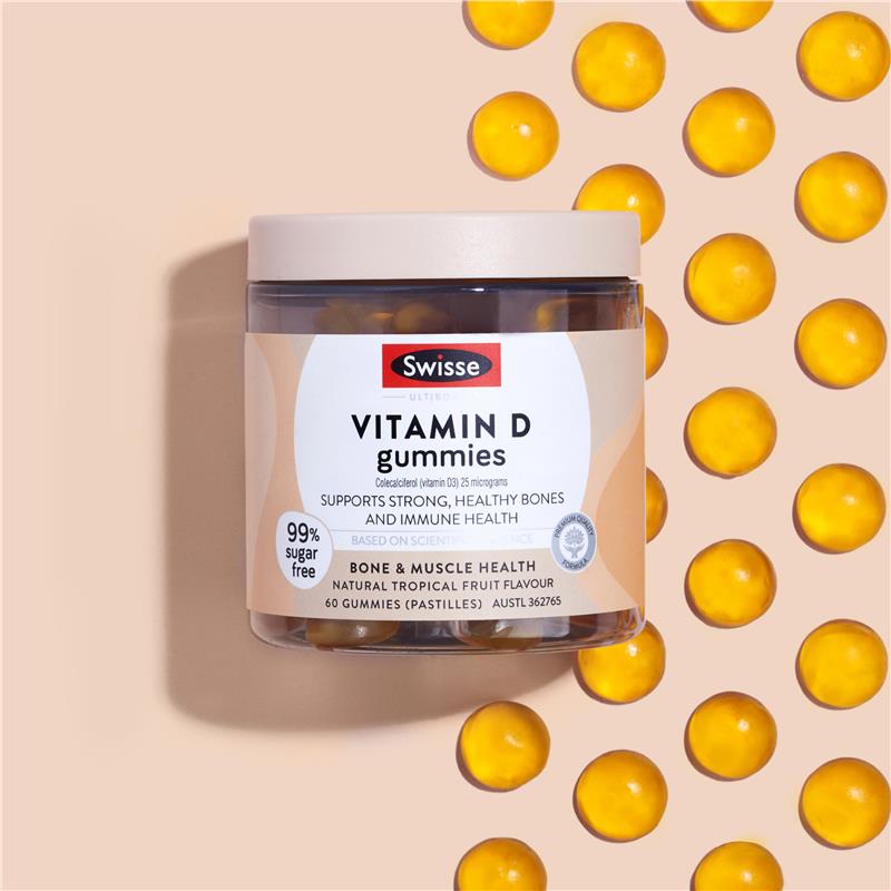 Swisse Vitamin D Gummies 60 Pack Australia Supplement Warehouse