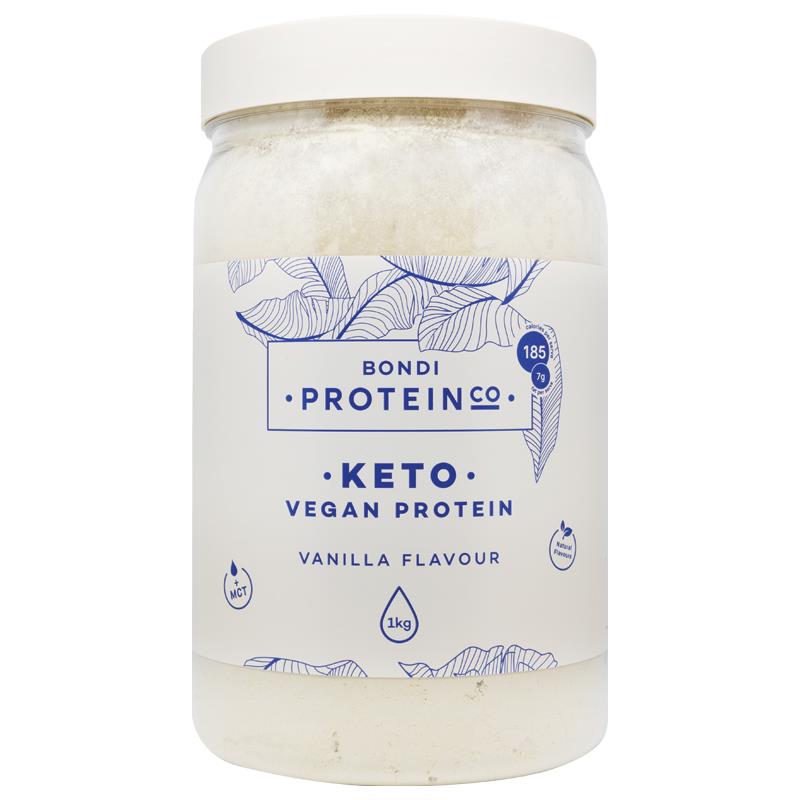 Bondi Protein Co Vegan Keto Vanilla 1kg Australia Supplement Warehouse